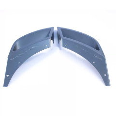 Имитация насадок глушителя SPACE GRAY (серый глянец) для Skoda Kodiaq (2016-н.в.)