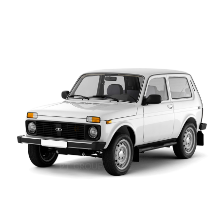 Защита порогов с накладками d63мм ШАГРЕНЬ (ППК) L@DA "4х4 2121" 1995-/ "4x4 URBAN" 2015- купить недорого с доставкой в Дербент