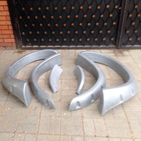 Расширители арок стеклопластиковые на Mitsubishi Pajero Sport I (6кг) купить недорого с доставкой в Дербент