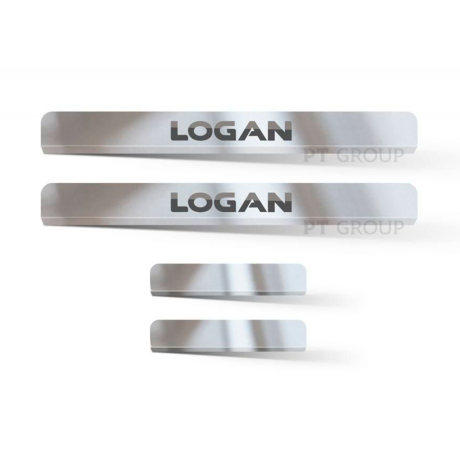 Накладки в проем дверей (4шт) (НПС) RENAULT Logan (2014-н.в.) купить недорого с доставкой в Дербент